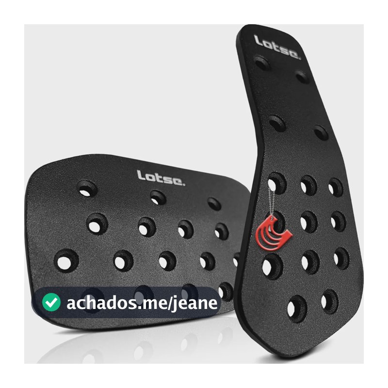 Kit Pedais Esportivos Sport Universal Para Automáticos Preto