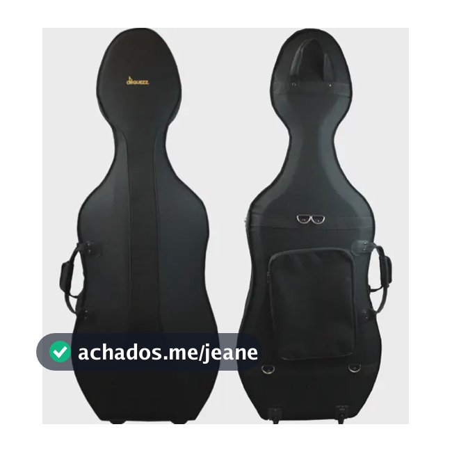 Estojo Orquezz Luxo Para Violoncelo 4/4 Interior Azul Escuro