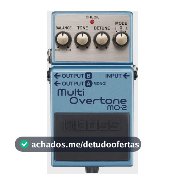 Pedal Boss Mo2 Mo-2 Mult Overtone Para Guitarra Baixo Cor Azul