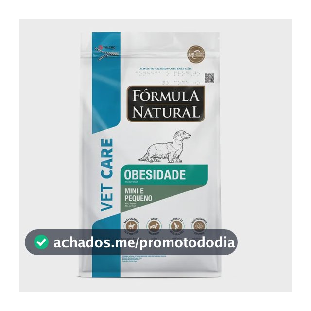 Fórmula Natural Vet Care Fórmula Natural Vet Care Obesidade Portes Mini e Pequeno Cão Adulto Seca
