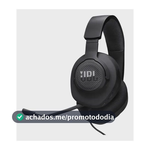 Fone de Ouvido JBL Quantum 100M2 Gamer Over-ear com Microfone Removível para PS4 e PS5