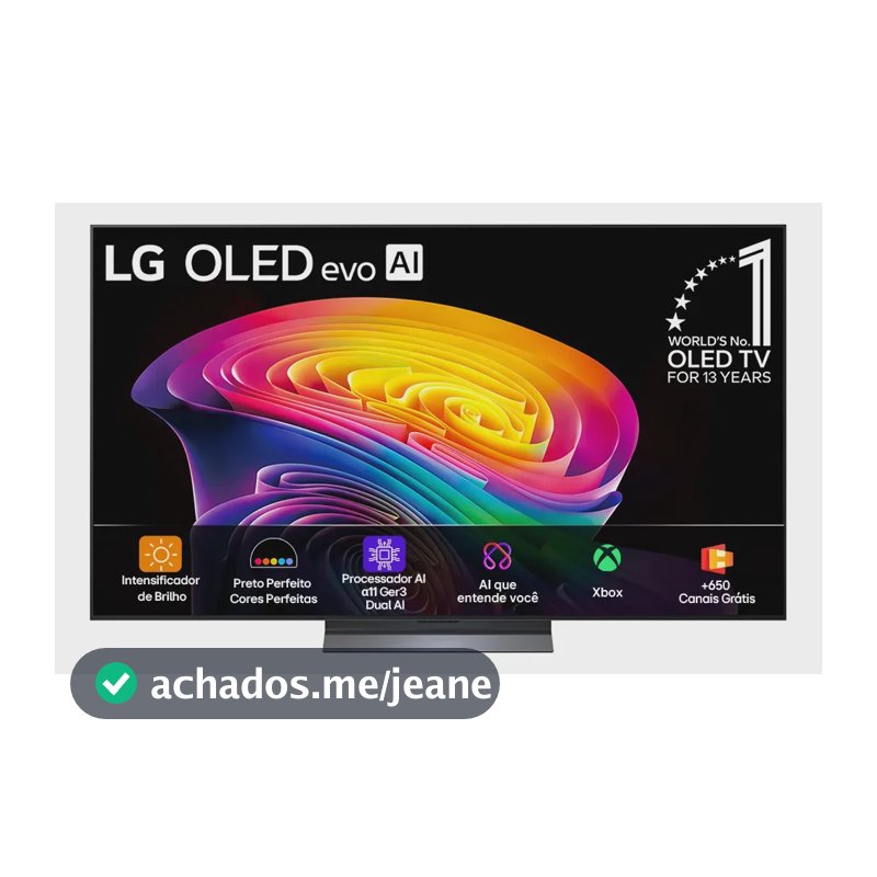 Smart TV LG OLED evo AI 4K C6 55 polegadas Webos26