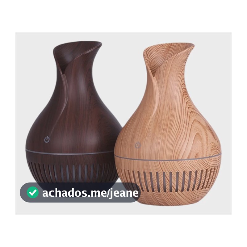 Kit 2 Umidificador Aromatizador Difusor Ultrassônico Vaso Aleatória 127/220v