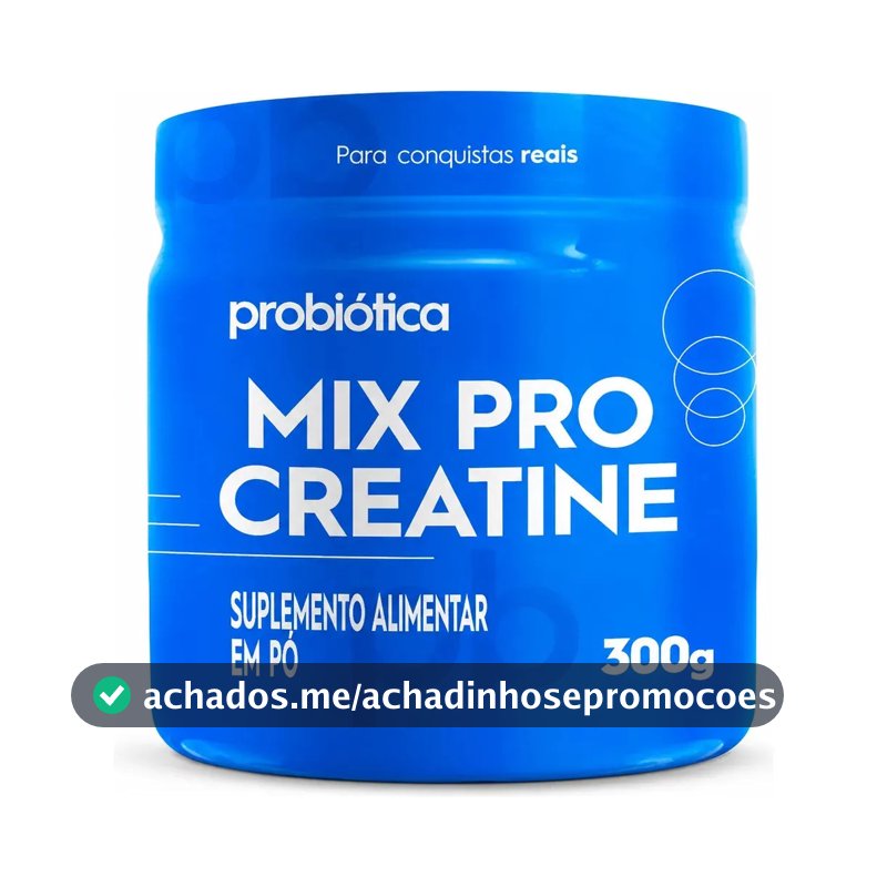 Creatina Probiótica Professional Line Alimentar Em Pó Mix Sem sabor x 300g