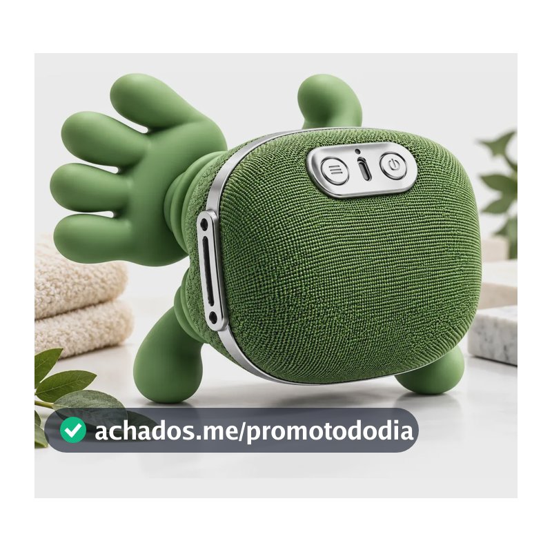 Massageador Elétrico VLX Maozinha Deep 3D Recarregável Ombros com Calor