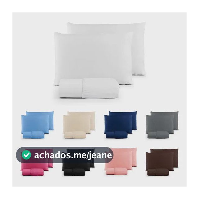 Jogo De Lençol Casal 3 Peças 400 Fios Percal 30cm Altura