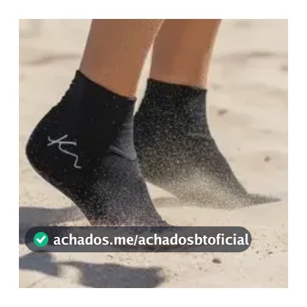 Sapatilha Beach Tennis Térmica Neoprene Praia Areia  Volei Preto Liso P