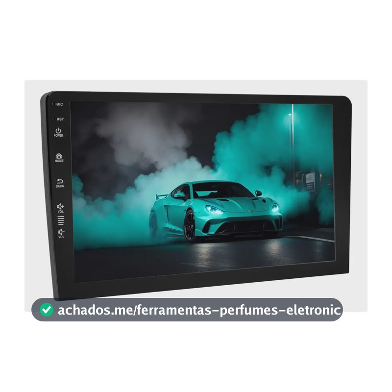 Central Multimídia Adak 9" Android 64GB GPS Bluetooth QLED Preto