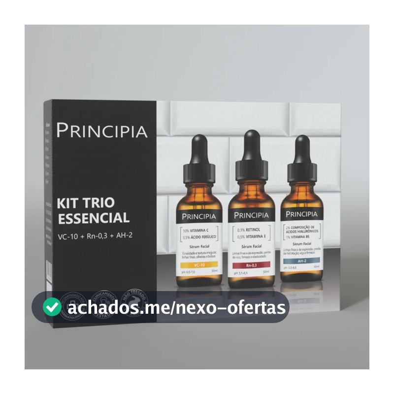 Principia Kit Trio Essencial Ah-2 + Vc-10 + Rn-0,3