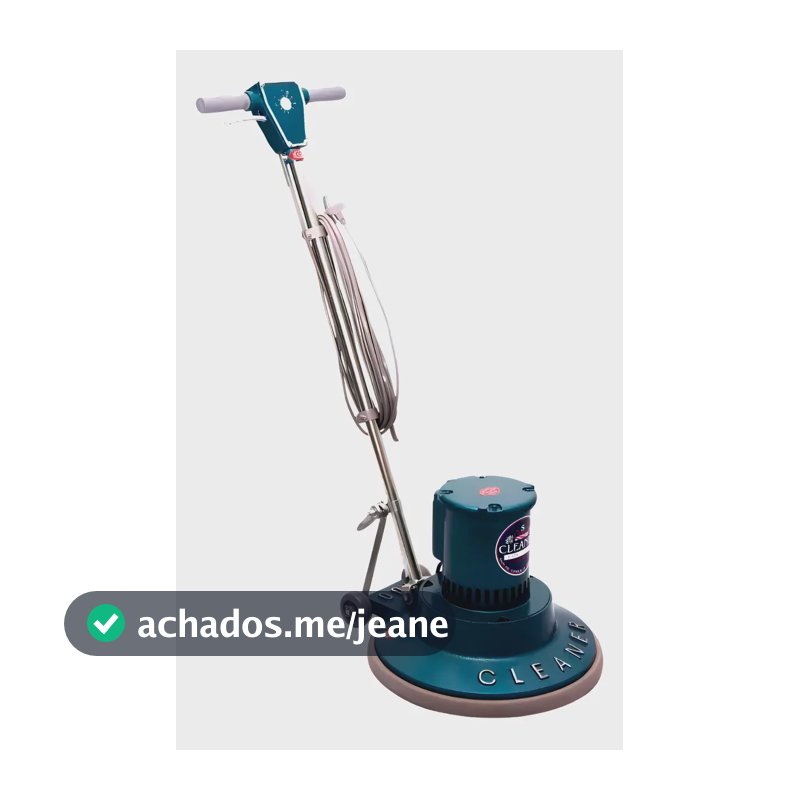 Enceradeira Industrial Cl-350 Plus Cleaner Escova E Suporte Cor Verde