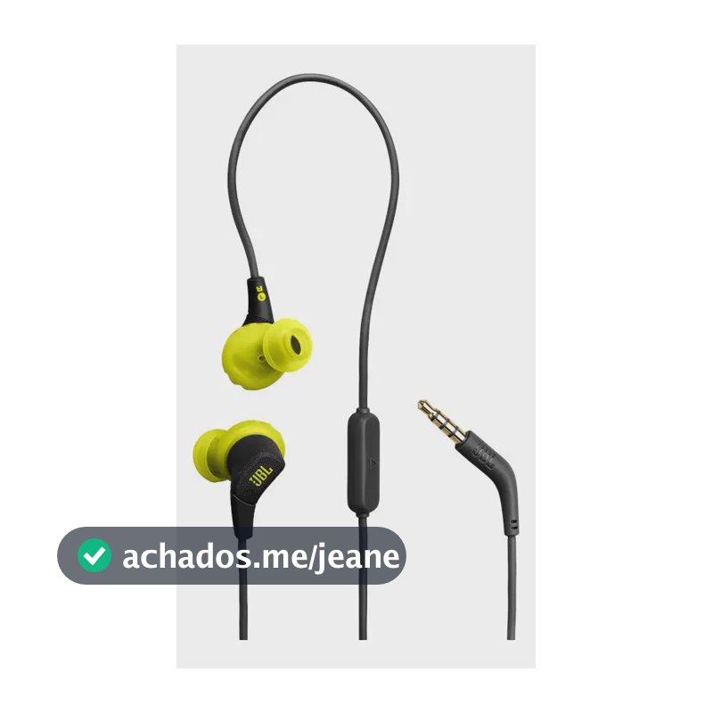Fone de Ouvido Esportivo JBL Endurance Run 3 P2 IP65 - Preto