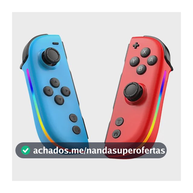 Controle Rgb Para Nintendo Switch Ergonômico