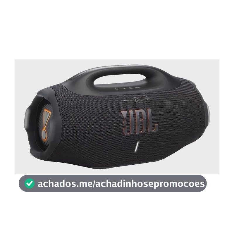 Caixa De Som Bluetooth Jbl Boombox 4 210w Preta, Ip68 Preto