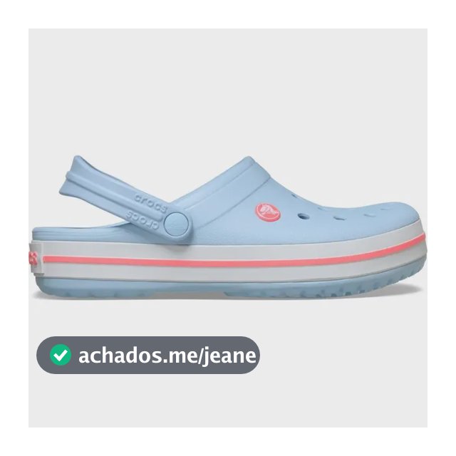 Sandália Crocs Crocband Clog Blue Frost/guava Azul 37 Br
