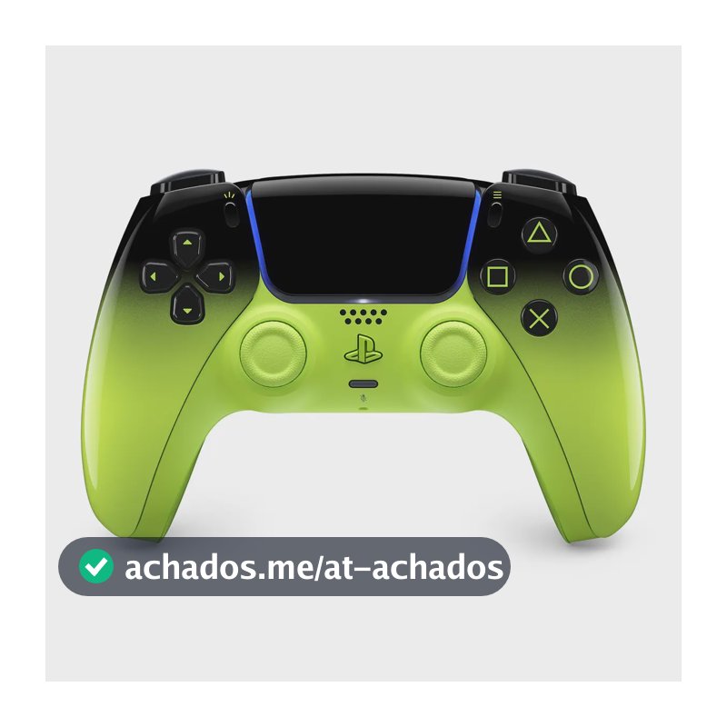 Controle sem fio PlayStation DualSense – Remix Green