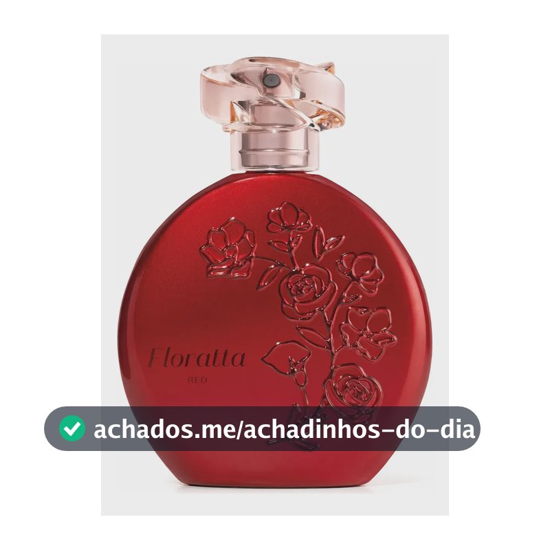 Floratta Red O Boticário Desodorante Colônia Perfume Feminino Original 75ml