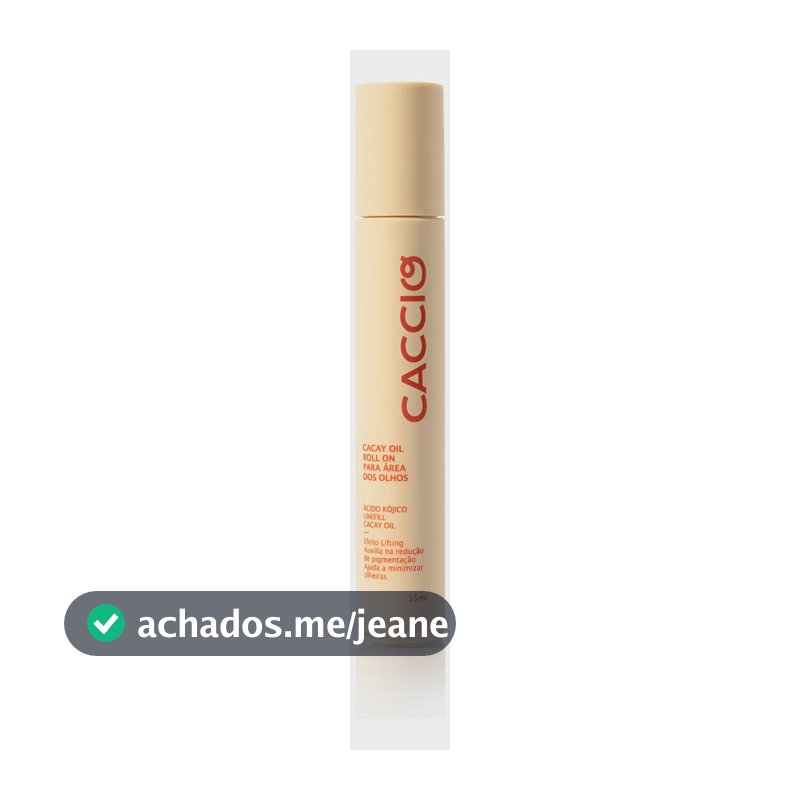 Roll-on Clareador Caccio Oil Suaviza Bolsas Olhos 30+ Todo Tipo De Pele Dia/noite
