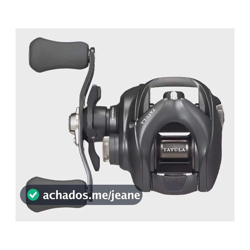 Carretilha Daiwa Tatula Tw 100 Xh  Lado Da Manivela Direito Preto Direito