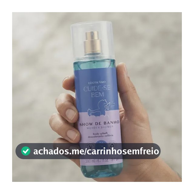 Body Splash Desodorante Colônia Cuide-se Bem Show de Banho 200ml