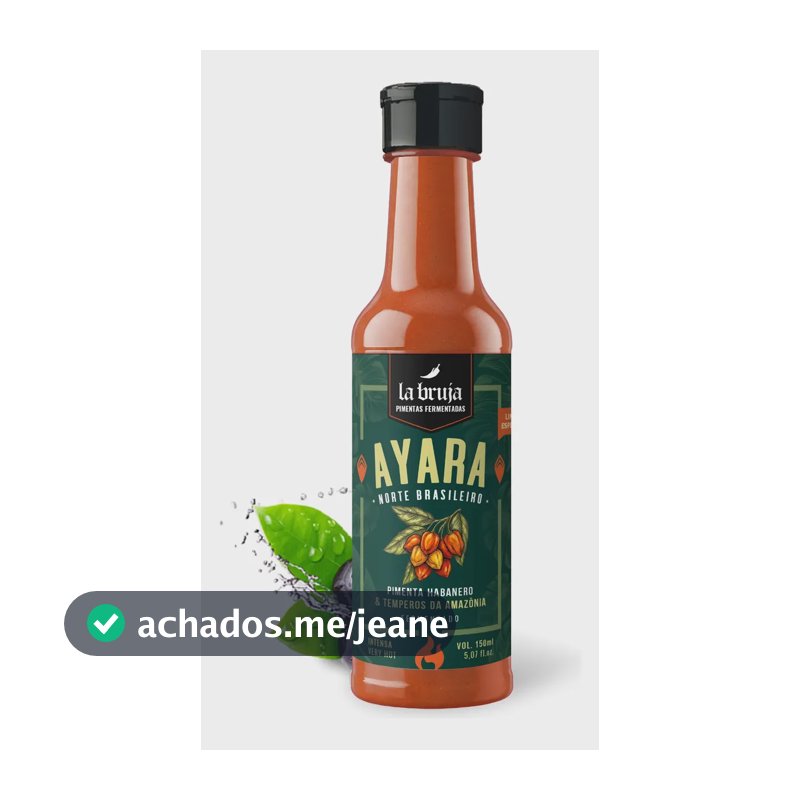 Molho De Pimenta Ayara Labruja 150ml - Habanero & Tucupi