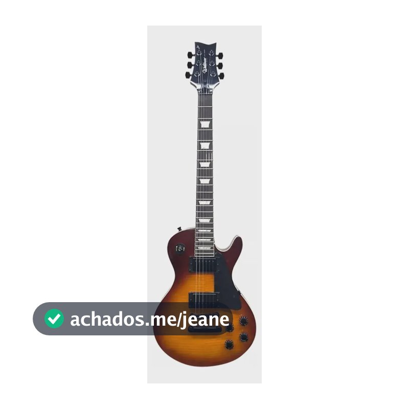 Guitarra Waldman Eletrica 6 Cordas Glp-250f Bb Destro Brown