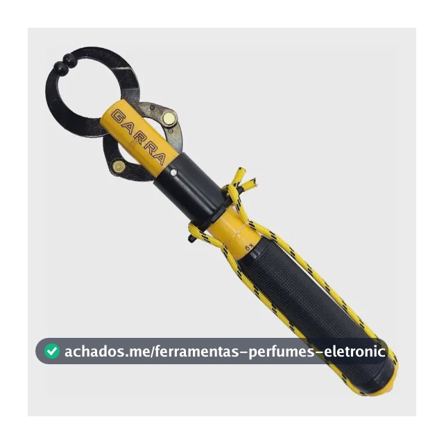 Alicate Pega Peixe Contenção Garra Balança 21kg Pesca Brasil