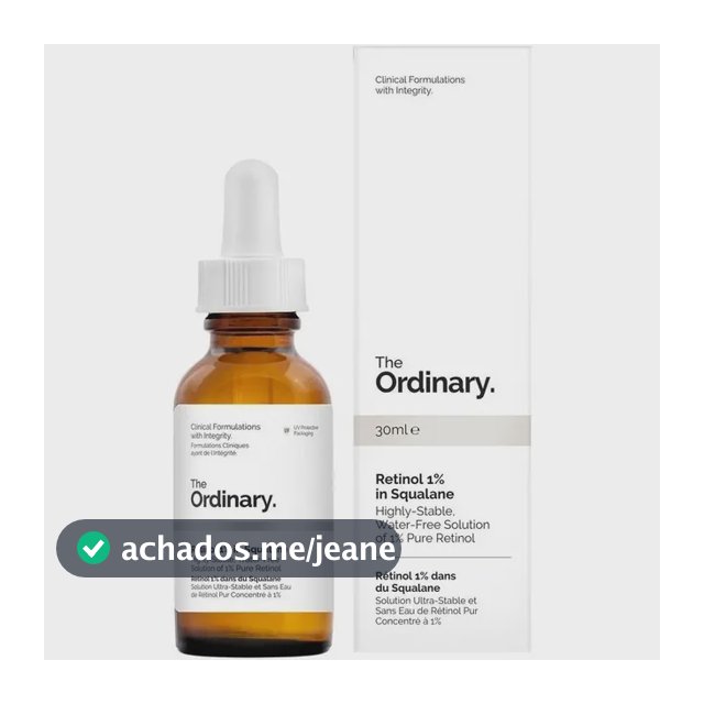Sérum Retinol 1% in Squalane The Ordinary THE ORDINARY noite para todos os tipos de pele de 30mL/30g 30+ anos
