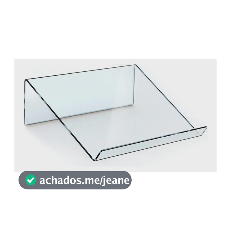 Suporte Para Biblia Livros Leitura Estudo Cor Cristal/Transparente