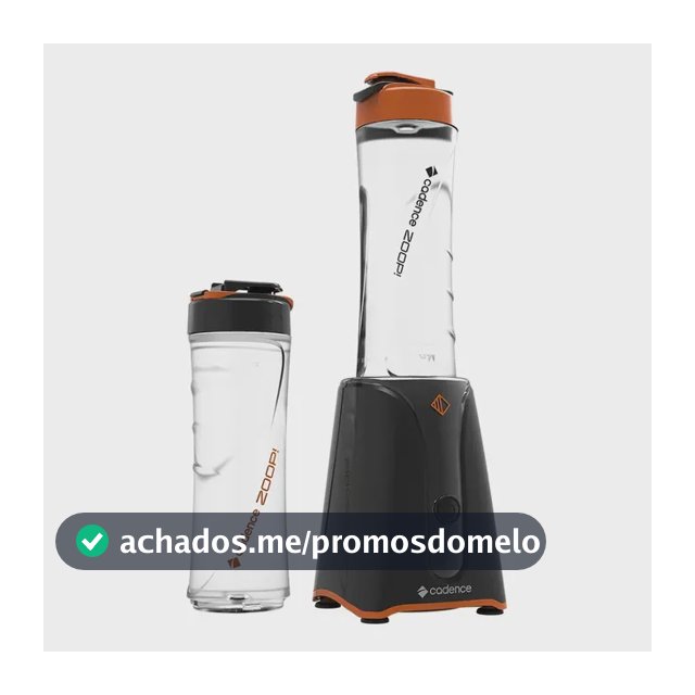 Liquidificador Cadence Zoop Contrast 2 Jarras Turbo