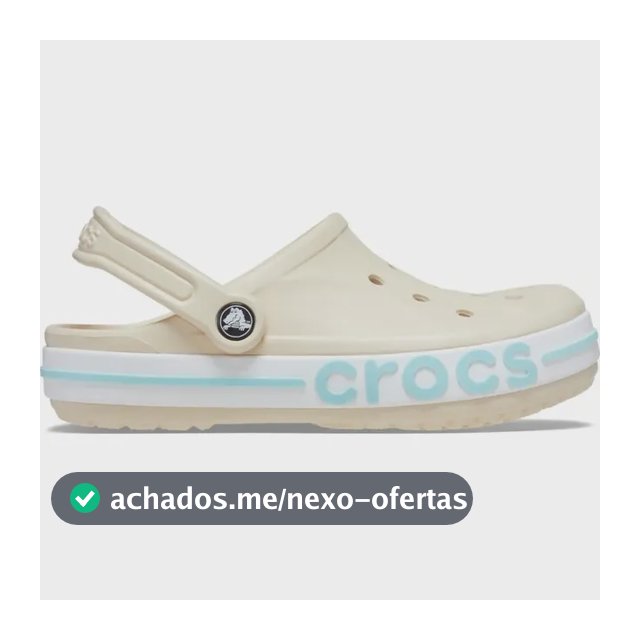 Sandália Crocs Bayaband Clog Winter White/multi