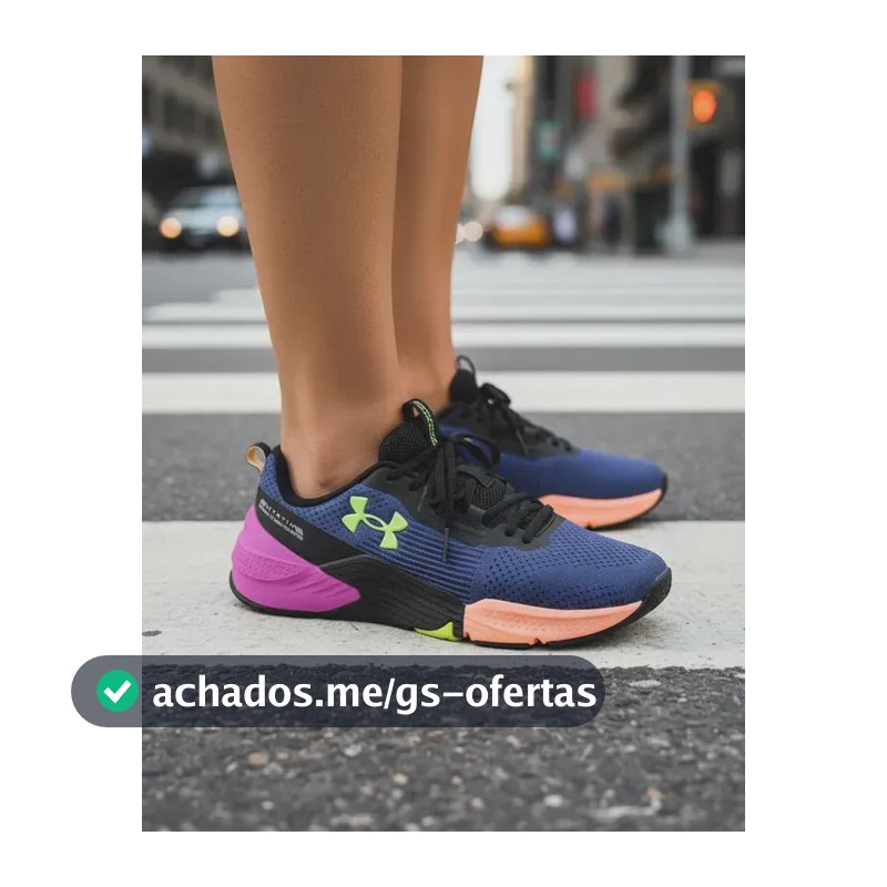 Tênis Confortável Corrida Academia Tribase Under Armour Azul 42 Br