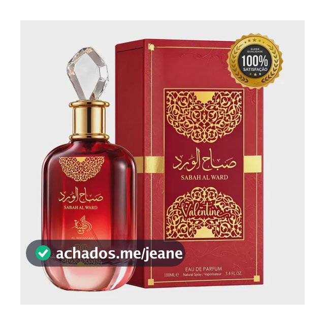 Perfume Feminino Sabah Al Ward Valentine 100ml