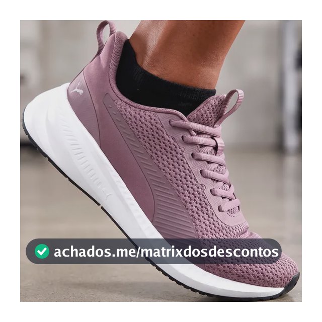 Tênis Puma Flyer Lite 3 Feminino De Corrida E Treino Roxo/branco 37 Br