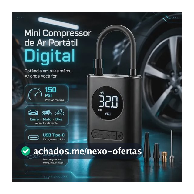 Compressor De Ar Digital Pneu Calibrador Portátil Para Carro Moto Bike Sem Fio Mini Bomba De Ar Elétrico Tela Digital Led Pneus