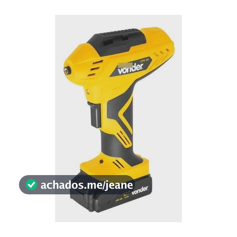 Compressor De Ar Elétrico Portátil Vonder Cpv 20 Amarelo/preto 50 Hz/60 Hz