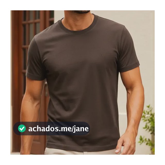 Camiseta Masculina Básica Slim Algodão - Várias Cores Ogochi