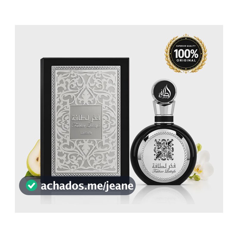 Perfume Árabe Lattafa Fakhar Black 100ml Masculino
