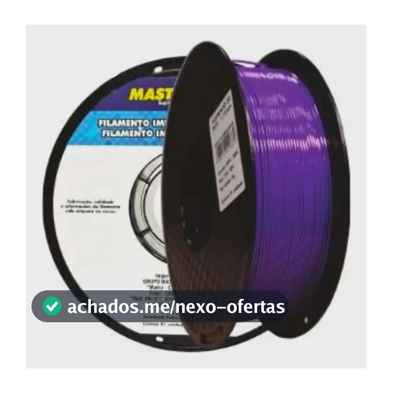 Filamento Impressora 3d Fluorescente Roxo Petg 1.75mm 1kg