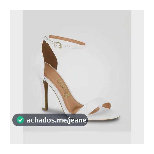 Sandalia Feminina Classica Salto Alto Fino Vizzano