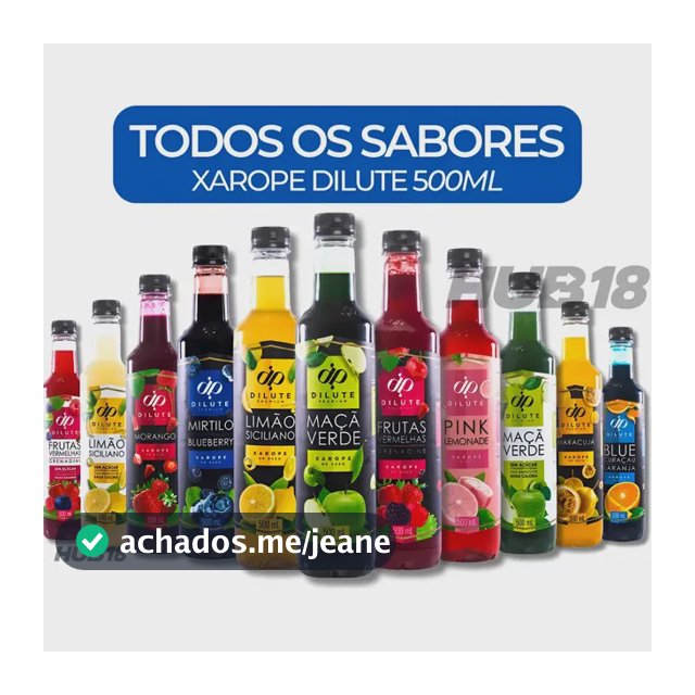 Xarope Dilute Para Drink Soda Italiana Gin Todos Os Sabores