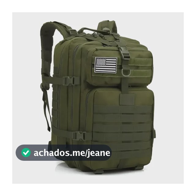 Mochila Tática Camping 50 Litros Militar Grande Impermeável