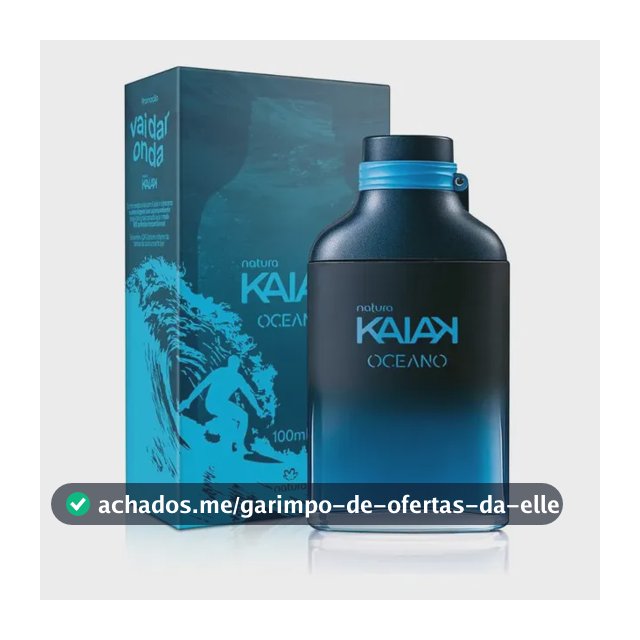 Colônia Kaiak Oceano Masculino Vai Dar Onda 100 Ml