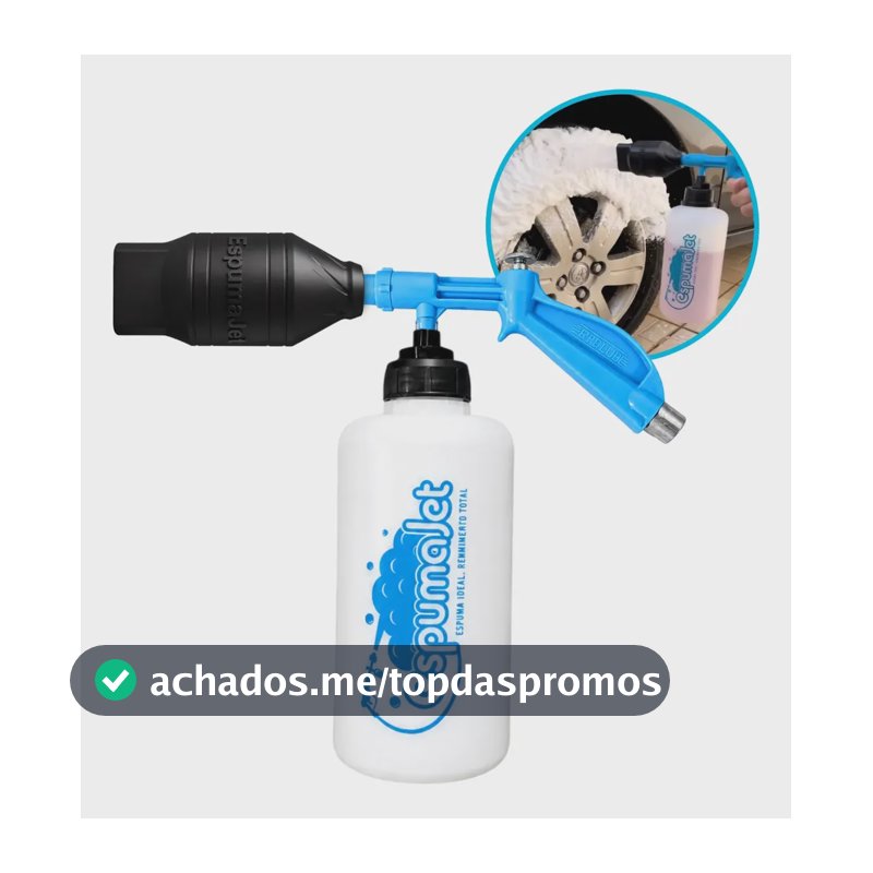 Kit 12 Unidades Espumajet Gerador De Espuma Compressor De Ar