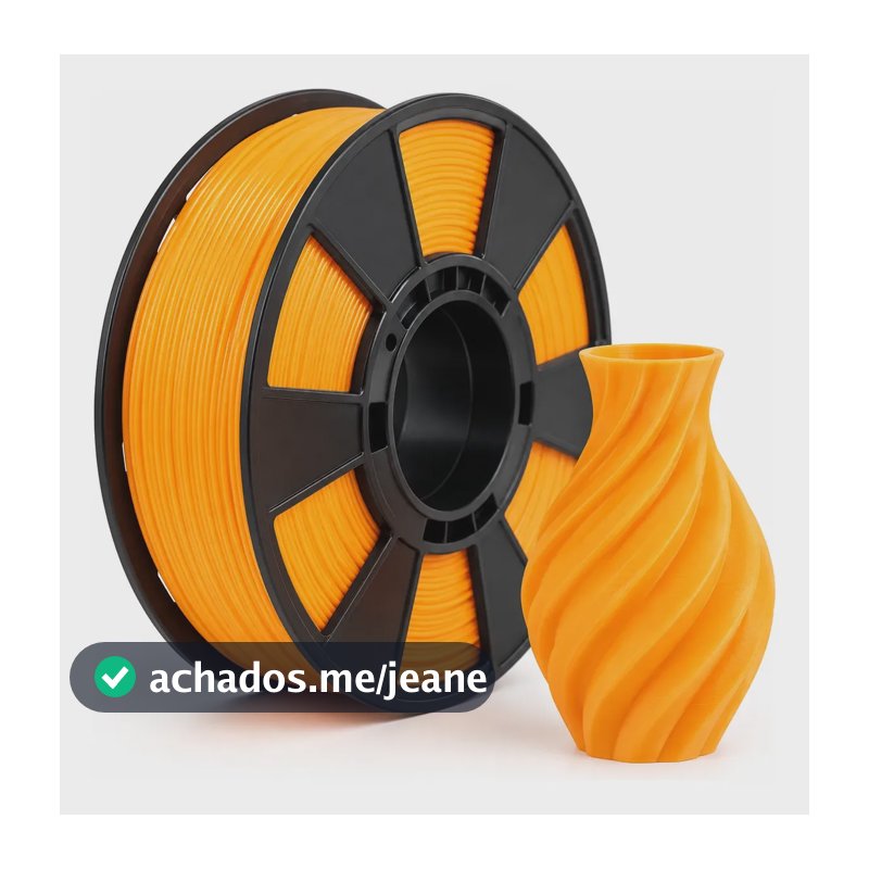 Filamento Abs Melt3d 1kg Para Impressora 3d Laranja