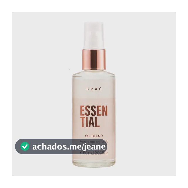 Braé Essential Oil Blend Reparação E Proteção Térmica 60ml