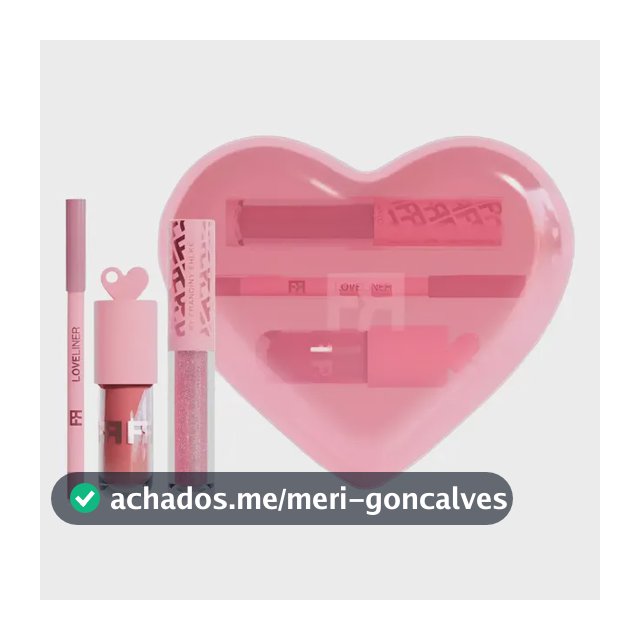 Kit Fran Love Kit Gloss Labial E Lápis Labial By Franciny