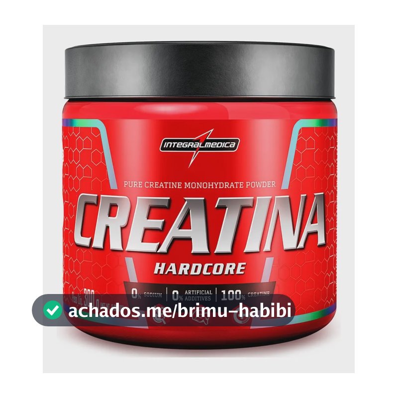 Creatina 100% Pura 300g Integralmédica Neutro