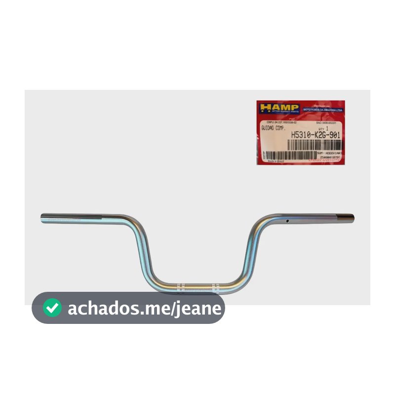 Guidão Cromado Titan 160 Fan 160 Start 160 Cg 160 2025 Em Diante Original Honda (hamp)