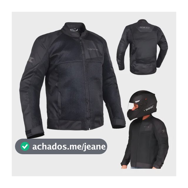 Jaqueta Texx Ronin Air Ventilada Motociclista Verao Calor