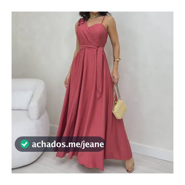 Vestido Longo Festa Feminino